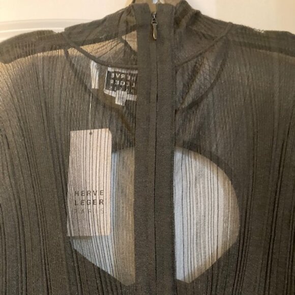 Herve Leger x Law Roach black mesh mini - Picture 2 of 6